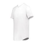 Augusta Sportswear Cutter+ Full Button Baseball Jersey White XL