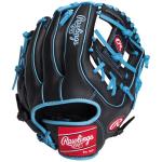 Rawlings | Exclusive Select Series Adult Baseball Glove | 11.5 Inch | I Web | Right Hand Throw | Black/Columbia Blue
