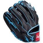 Rawlings | Exclusive Select Series Adult Baseball Glove | 11.5 Inch | I Web | Right Hand Throw | Black/Columbia Blue