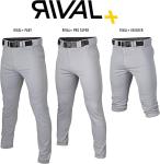 Easton | RIVAL+ Piped Baseball Pant | White/Black | Adult | Medium