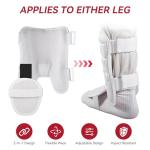 KRUI Baseball Leg Guard, Batter's Leg Guard Softball and Baseball Shin and Foot Guard with Adjustable Straps for Youth and Adult