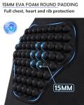 Roadbox Youth Baseball Chest Protector, Kids Softball Padded Compression Shirt, Rib Heart Sternum Guard for Football Lacrosse