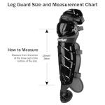 Beutyal Baseball Softball Catcher Leg Guards Shin Guards Adult 15 Inch
