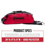 Franklin Sports Junior Equipment Bag (Red)