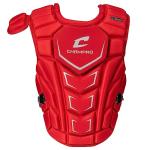 Champro Optimus MVP Plus Chest Protector for Commotio Cordis with Removable Shoulder Cap, 16.5", Scarlet Red