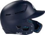 Rawlings | RX2 Series Reverse & Adjust Baseball Batting Helmet | Adjustable Face Guard | Senior | Navy