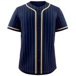 KXK Pinstripe Baseball Jersey for Men Women,Blank Button Down Baseball Shirt Team Sports Uniform