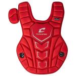 Champro Optimus MVP Plus Chest Protector for Commotio Cordis with Removable Shoulder Cap, 16.5", Scarlet Red