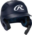 Rawlings | RX2 Series Reverse & Adjust Baseball Batting Helmet | Adjustable Face Guard | Senior | Navy