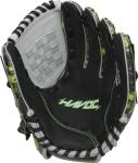 Easton | HAVOC Baseball Glove | Right Hand Throw | 10" - Basket Web | Black/Optic Green