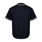 Youth Baseball Jersey Blank Boys T Shirt Button Down Hip Hop Fashion Sport Shirts Tops for Girls S-XL (Small,Youth Navy)