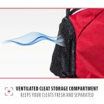 Franklin Sports Junior Equipment Bag (Red)