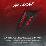 Easton | Hellcat Slowpitch Softball Leg Guards | L/XL | Black, L/XL | 16.5" (Knee to Ankle)