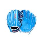 Wilson 2026 A450 11.5" Baseball Glove - Right Hand Throw, Cool Blue/Royal Blue/White