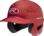 Rawlings | COOLFLO Batting Helmet | 6 1/2" - 7 1/2" One Size Fits Most | Scarlet