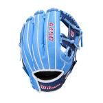 Wilson 2026 A450 11.5" Baseball Glove - Right Hand Throw, Cool Blue/Royal Blue/White