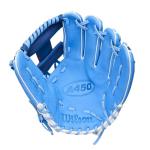Wilson 2026 A450 11.5" Baseball Glove - Right Hand Throw, Cool Blue/Royal Blue/White