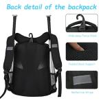 LARIPOP Youth Baseball Bat Backpack with Fence Hook, Separate Shoe Compartment, Waterproof Storage Bag for Bats, Helmet, Gloves, Cleats, Ideal for Baseball, Softball & T-Ball Players
