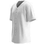 Sianline Baseball Jerseys Blank Button Down Shirts Plain Casual Short Sleeve Hipster Hip Hop Sports Adults Uniforms White