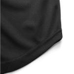 QTWW INC Mens Baseball Jersey Button Down Blank Solid Color Short Sleeve Shirts Hipster Hip Hop Active Team Sports Uniforms,Black,XXXL