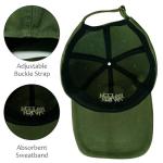 VikkBiss Faith Over Fear Hat for Men Women Embroidered Adjustable Cotton Christian Jesus Religious Faith Baseball Cap (Army Green)