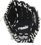 Rawlings | REMIX T-Ball & Youth Baseball Glove | Left Hand Throw | 10.5" | Black