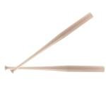 Vigitspo Professional Wood Baseball Bat 21-34 Inch，High-Density Maplewood for High Impact Resistance & Durability, Perfect for Baseball Training & Games(Brown, 30, Inches, -3)