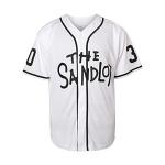 Phoneutrix Benny 'The Jet' Rodriguez 30 The Sandlot Legends #23 Bel Air Short Sleeve 3D Print Fashion Baseball Jersey (30 White, Small)