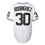 Phoneutrix Benny 'The Jet' Rodriguez 30 The Sandlot Legends #23 Bel Air Short Sleeve 3D Print Fashion Baseball Jersey (30 White, Small)