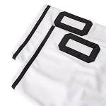 Phoneutrix Benny 'The Jet' Rodriguez 30 The Sandlot Legends #23 Bel Air Short Sleeve 3D Print Fashion Baseball Jersey (30 White, Small)