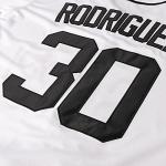 Phoneutrix Benny 'The Jet' Rodriguez 30 The Sandlot Legends #23 Bel Air Short Sleeve 3D Print Fashion Baseball Jersey (30 White, Small)