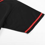 Pullonsy Black Blank Baseball Jersey for Men Women Adult 80s 90s 00s 10s Hip Hop Hipster Button Down T-Shirts Red Stripe-Black Jersey,Men Size Small
