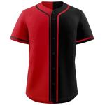 KXK Men Plain Baseball Jersey for Women Adult Blank Personalized Hip Hop Button Down Baseball Shirts