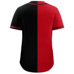 KXK Men Plain Baseball Jersey for Women Adult Blank Personalized Hip Hop Button Down Baseball Shirts