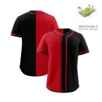 KXK Men Plain Baseball Jersey for Women Adult Blank Personalized Hip Hop Button Down Baseball Shirts
