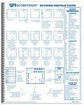 Score It Right Little Blue Baseball/Softball Scorebook – Premium Score Keeping Book – 16 Player - 24 Game Scorebook with Pitch Count, Individual Player Stats, Batting Average Chart - 9.25" x 12"