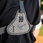 Mizuno Samurai Baseball Chest Protector 15", BLACK-GREY