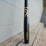 Rawlings | Torpedo Barrel I13 Maple Wood Baseball Bat | Big Stick Elite Collection | Black/Gold | 33 inch