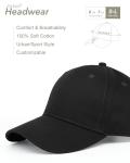 Artexia Baseball Cap 100% Cotton Hats for Men Hats for Women Cooling Performance Womens Baseball Caps Black Baseball