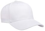 Flexfit Men's Wooly Combed Twill Fitted Baseball Cap, White, Large-X-Large