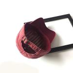 Unisex Vintage Washed Distressed Baseball Cap Twill Adjustable Dad Hat,C-burgundy,One Size