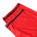 Blank Plain Hip Hop Hipster Baseball Jersey Button Down Shirts Sports Uniforms Men Women Jersey (Red, XX-Large)