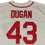 jimmy dugan 43 City of Rockford Peaches A League of Their Own Movie Men's Baseball Jersey Stitched Size M Cream
