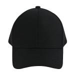 VOBOOM Men Quick Dry Baseball Cap Laser Cut Mesh Ball Curved Brim Snapback Hat (Black)