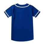 EALER BJW80 Womens Button Down Baseball Jersey, Blank Softball Team Uniform, Hip Hop Hipster Plain Tshirts Short Sleeve Active Tee Shirts Blue