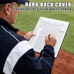 HIGHRAZON Baseball Softball Scorebook, 35 Games 9 Innings 8.5" x 11" Large Print, Score Keeping Book for Stats with Stickers, Baseball Softball Score Book for Scorekeeper, Coach, Family (Horizontal)