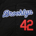 Men's Black Legend Baseball Jersey Number 42 Vintage Stitched Retro Button Down Shirts, X-Large