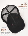 FURTALK Mens Trucker Hat Structured Mesh Baseball Cap Adjustable Classic Mens Hat