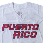 #21 Roberto Clemente Puerto Rico Classic Mens Baseball Jersey Stitched Size M White