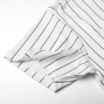 Baseball Jersey for Men and Women, Baseball Shirts for Custom Button up Shirt,Hipster Hip Hop Sports Uniforms(White-blackstripe,XL)